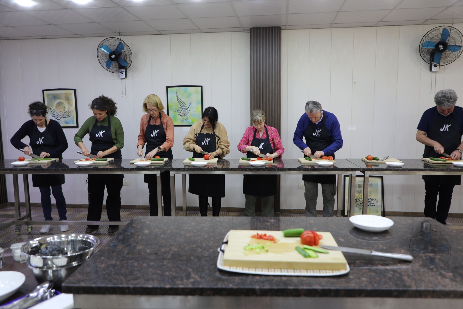 the jordanian kitchen in amman - jordan - cultural experience in Jordan